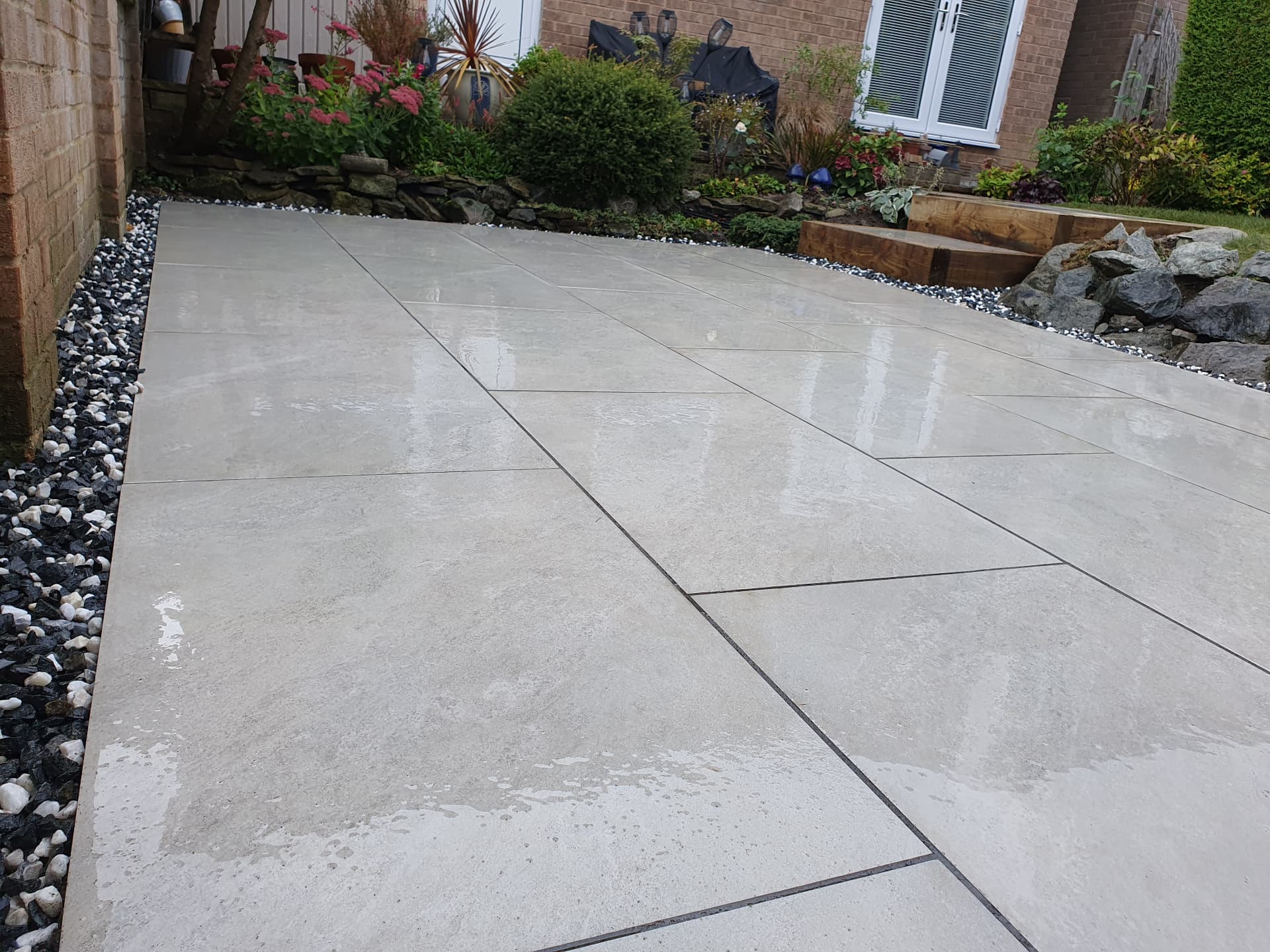 Porcelain paving patio Sheffield